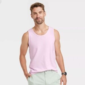 Goodfellow & Co Pink Men's Tank Top